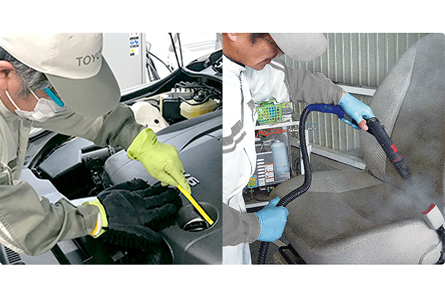 見えないところまで徹底洗浄! まるごとクリーニング